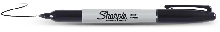 Sharpie Permanent Zwart (1122)