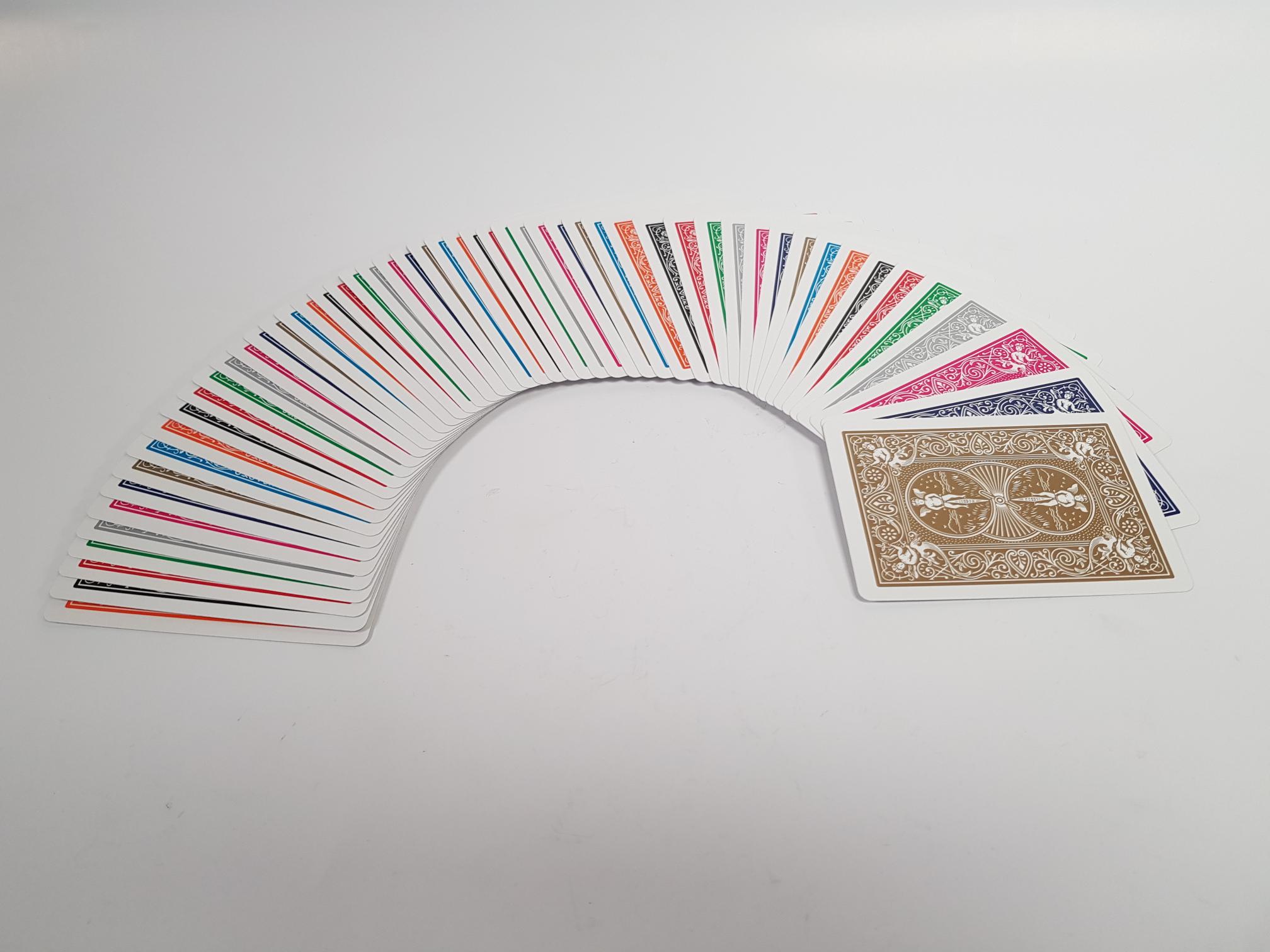 Bicycle rainbow deck hotsell