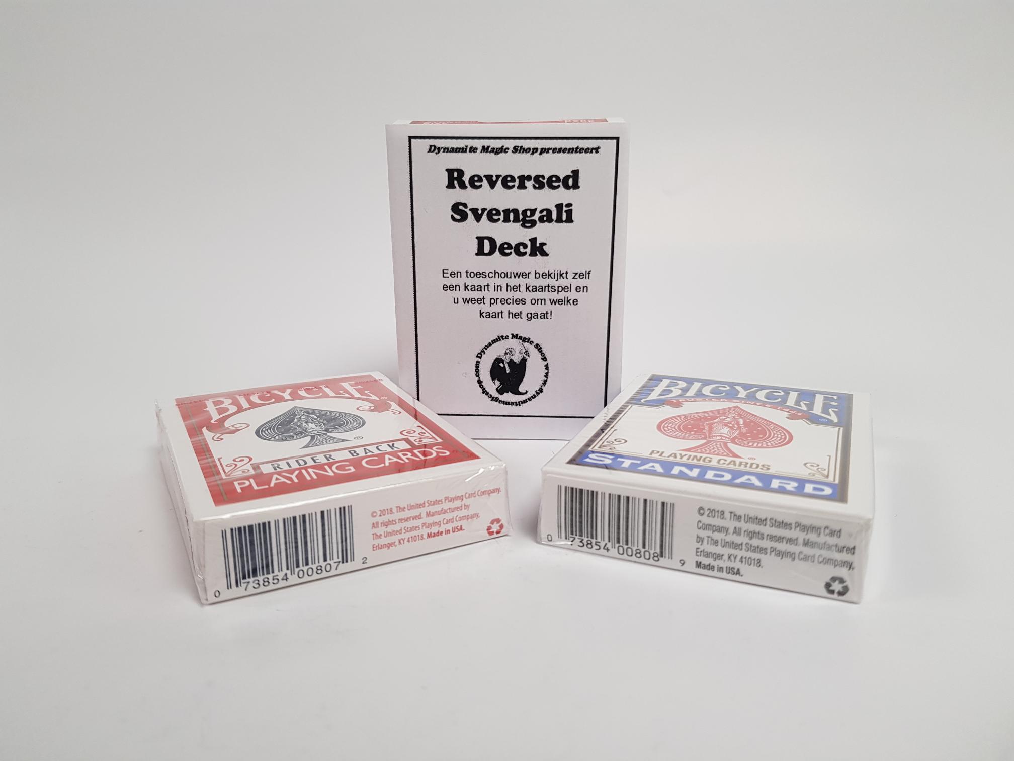 Made In USA Reverse Svengali Deck Bicycle Magic Card Trick 