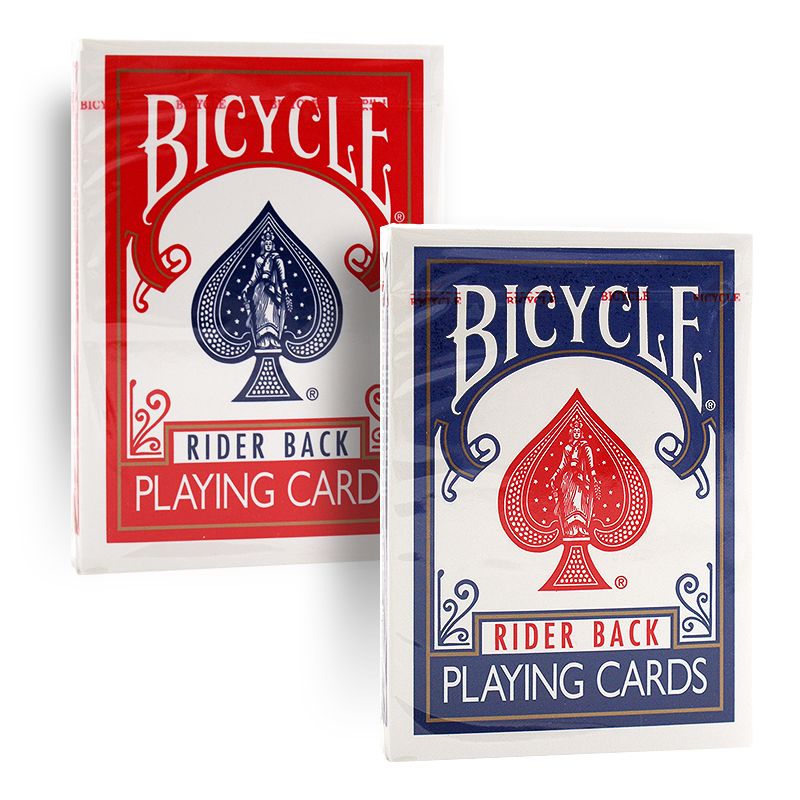 Plagen het is nutteloos lila Bicycle Poker Rider Back Kaartspel (0088) - Dynamite Magic