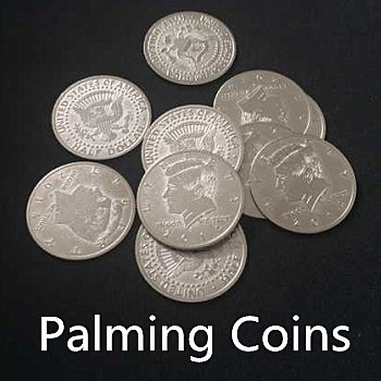 Palming Coins Half Dollar Version - 20 Stuks (3811)