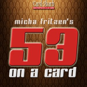53 on a Card Trick - set of two (4192)