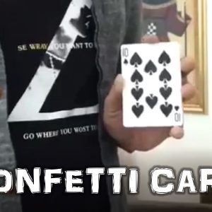 Confetti Card & Online Video (4926)