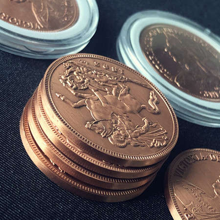 Dollar Size Copper Victoria Coin Replica (3228)