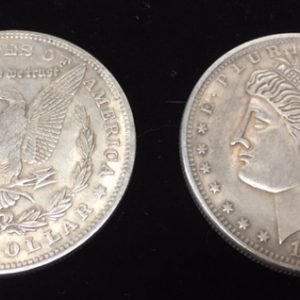 Morgan Silver Dollar 1882 Copper Replica (3146)