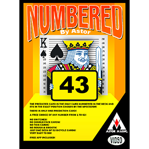 Numbered by Astor Magic (4733-W3)
