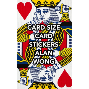 Poker Size Card Stickers by Alan Wong (4901)