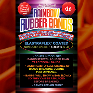 Joe Rindfleisch's Rainbow Rubber Bands #16 Oranje (4877)