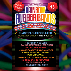 Joe Rindfleisch's Rainbow Rubber Bands #16 Rainbow Colors (4877)