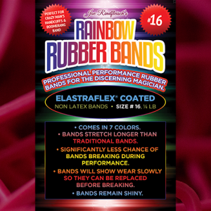 Joe Rindfleisch's Rainbow Rubber Bands #16 Roze(4877)