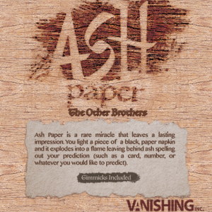 Ash Paper by the Other Brothers (4273-W10)