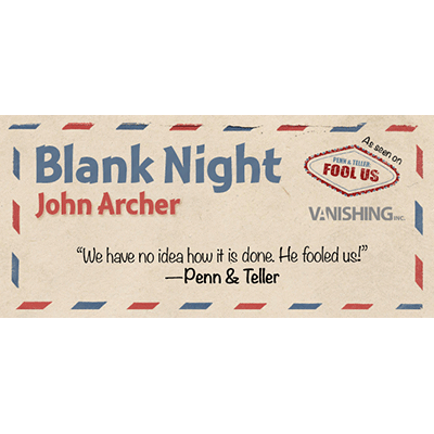 Blank Night (Blue) by John Archer (3427)