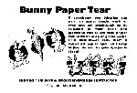 Bunny Paper Tear (0008X12)