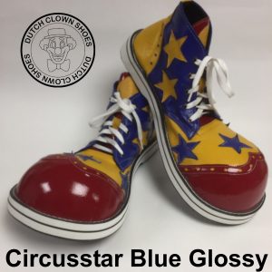 Clowns Schoenen Circus Star Blue Glossy