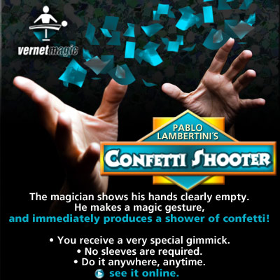 Confetti Shooter by Vernet Magic (3233-w3)