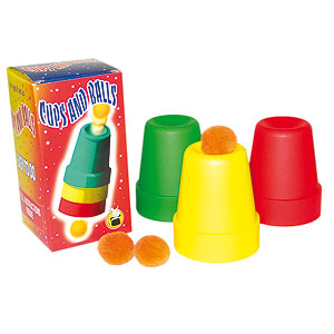Cups & Balls Colored Plastic by VDG (4501)