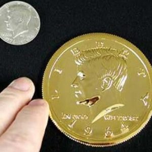 Jumbo Half Dollar Goud 7.5 cm (3224)