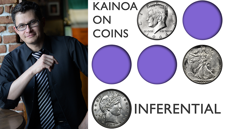 Kainoa on Coins Inferential DVD and Gimmicks (DVD952)