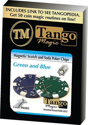 Scotch and Soda Magnetic with Poker Chips by Tango (3153)