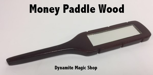 Money Paddle Hout & Video by Dynamite Magic Shop (4489)