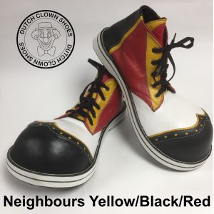 Clowns Schoenen Neighbours Black-Yellow-Red
