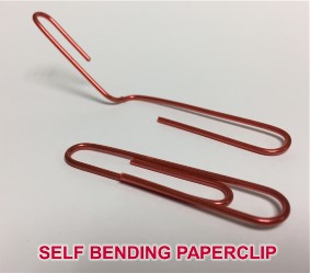 Self Bending Paperclip & Video (4336)