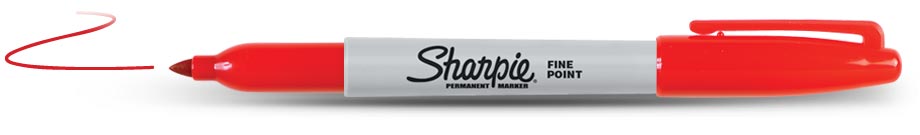 Sharpie Permanent Rood (1123)