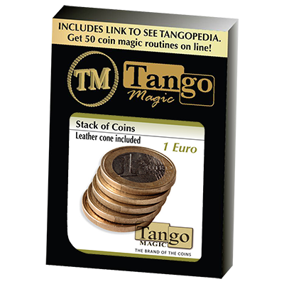 Stack of Coins 1 Euro by Tango Magic (4385)
