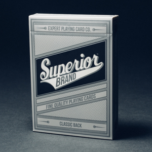 Superior Black Playing Cards by Expert Playing Card Co (4145)