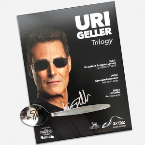 Uri Geller Trilogy with Signed Spoon & Signed Box