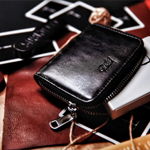 Zipper Playing Card Case - Artificial Leather by TCC (4444)