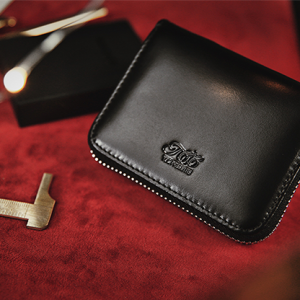 Zipper Playing Card Case - Real Leather by TCC (4453)